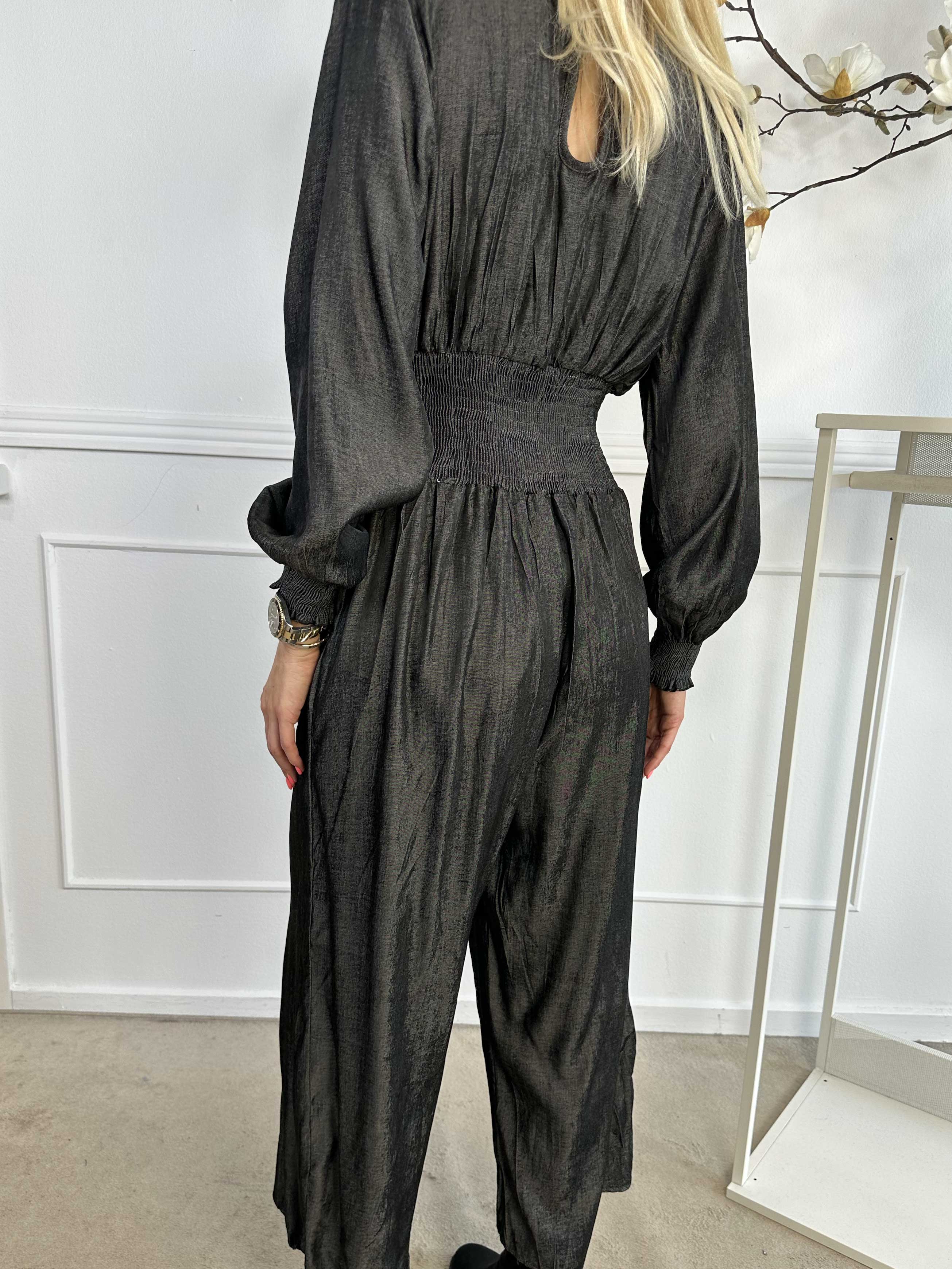 Pams Denim Jumpsuit L/S - Buksedragt i denim